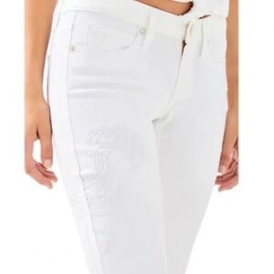Lilly Pulitzer South Ocean Skinny‎ Crop Jeans In Resort White 6 Sea Life Print